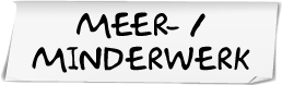 meer- / minderwerk